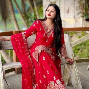Indian Fox Georgette Three Piece